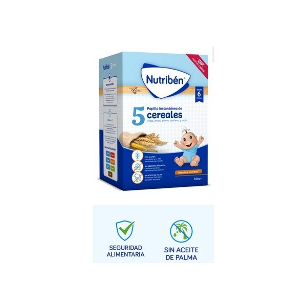 NUTRIBEN 5 CEREALES 600 G